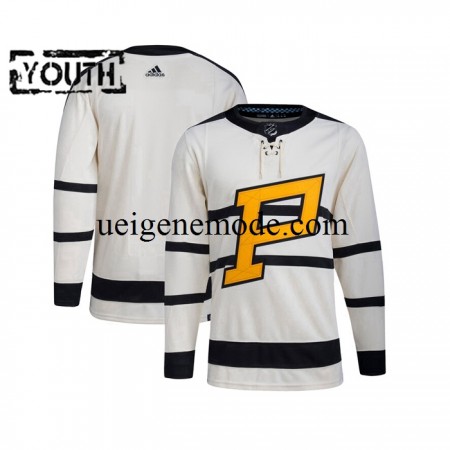 Kinder Pittsburgh Penguins Eishockey Trikot Blank Adidas 2023 Winter Classic Weiß Authentic